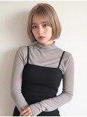 大人かわいいナチュラルボブ