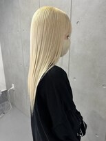 レオクマ 長野(REOKUMA)&nbsp;325. プラチナブロンド/ロングヘア/前髪/韓国/ツヤ感