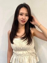ファーム 大崎店(FAAM)&nbsp;リッチベージュ×毛先ワンカールレイヤー