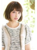 famille・髪質改善☆厚めバングのふんわりフレンチボブ