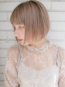 ルティア(Lutia) 切りっぱなしボブ シースルーバング ダブルカラー☆