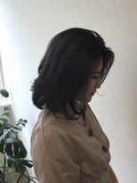 ヘアーサロン ラシア(hair salon Lasia) 隠しハイライトカラー+グレージュ【グレージュカラー/カール】