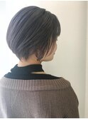 ★air-GINZA★岡田有加★ショートボブ×ラベンダーパープル★