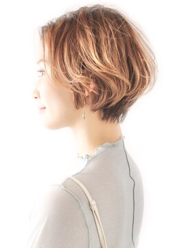 ロビー 表参道(ROBBY) ふんわり柔らかショートパーマ/マロンベージュ/30代40代