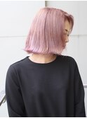 くすみピンクヘアー