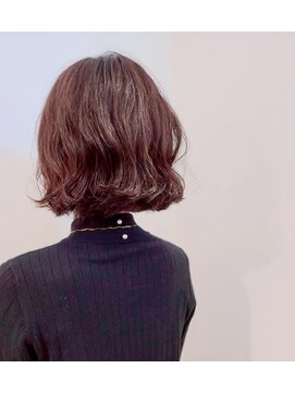 スカイハイ(Sky-high) ゆるふわパーマ♪テラコッタミックスカラー☆