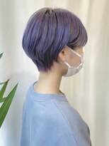 ヴィレッタ(VIRETTA)&nbsp;パープルカラー×耳かけショート