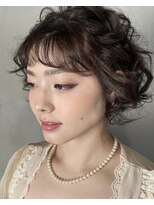 ウィロウ(WILLOW)&nbsp;2022SS/ hairmakeWILLOW　ショートヘアセット×フルメイク×眉