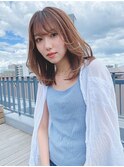 韓国くびれヘア/アッシュブラウン