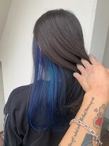 サロンドミルク 新百合ヶ丘店(salon de MiLK)&nbsp;＊インナーカラーイヤリングカラーハイトーンボブ新百合ヶ丘