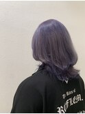 ウルフカット×ムラサキ