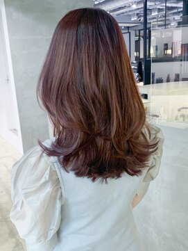 アイティー バイ アルバム 中野店(IT by ALBUM) レイヤーカット_グレージュカラーボブウルフココア_ba419361