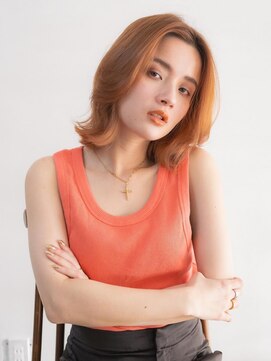 アグ ヘアー リゾート 石垣島店(Agu hair resort) 少し長めのナチュラル韓国ボブ　１