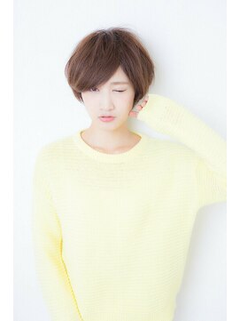 アリエス Aries 上赤江店 【Aries上赤江/富山市】☆小顔系可愛いひし形ショートボブ☆