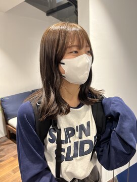 トレス(TRESS) 外ハネレイヤー ボブレイヤー ブラウンカラー ベージュ