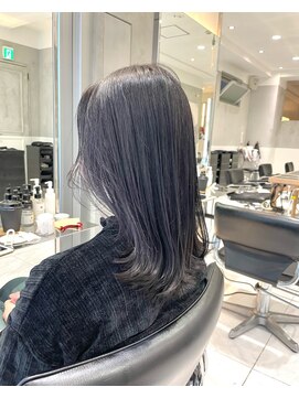 ガリカ 蔵前(Gallica) 【佐久間史将】抜け感ラベンダーカラー/大人レイヤーカット