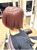 ピンクレッドボブ