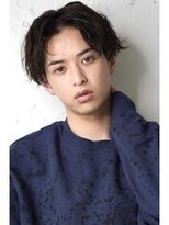 ロミー 本厚木(ROMMY.)&nbsp;【メンズパーマ】センターパート マッシュ スパイラルパーマ