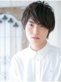20代30代ダークアッシュニュアンスデザイン短髪ショートX上尾