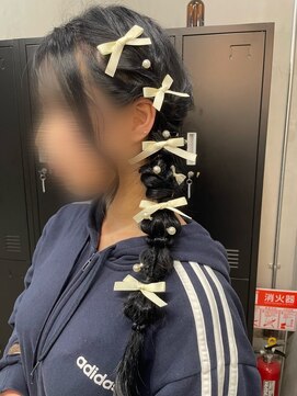 アレンヘアー 京橋店(ALLEN hair) 編みおろし/お呼ばれヘア/ヘアセット