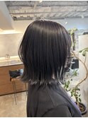 ボブ×ダークグレージュ