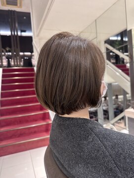 アース 三軒茶屋店(HAIR&MAKE EARTH) 三軒茶屋_レディース_ショート_ミディアム_丸みボブ_ナチュラル