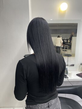 ユナイテッド 横浜(UNITED) 【植村優梨指名限定】ブルーブラック/横浜美容室