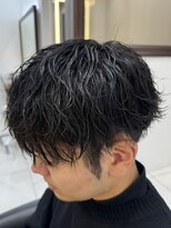 波巻きパーマ