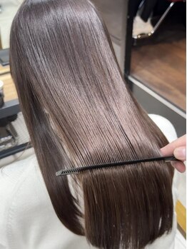 セシルヘアー(CECIL hair)の写真/【下北沢では’CECIL ’だけ】LA発！癖を伸ばしてダメージケアも同時に叶えるケラチンTR♪艶髪が手に入る★