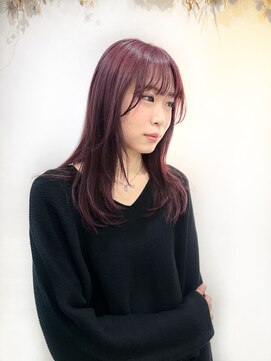 シアー(sheer) 《sheer /氏家》#ピンクパープル#髪質改善カラー#レイヤー