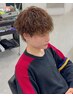 カット+ツイストスパイラル+カラー［渋谷/メンズカット/メンズパーマ/渋谷駅]