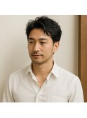 大人メンズダンディーニュアンスパーマ　20代 30代 40代 50代 