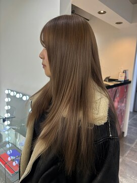 ペレ 栄店(PELE) 黒髪/クラゲヘアー/オリーブグレー/小顔/ココアベージュ/栄