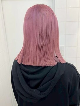 ゲーム 天神(GAME) ダブルカラー/ケアブリーチ/ミルクティーベージュ/レイヤー/天神