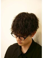 エッジ(EDGE)&nbsp;大分メンズ刈り上げショートマッシュツイストスパイラルパーマ