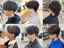  ［服部雄輝］「清潔感×トレンド」骨格補正カット×パーマで、コンプレックスを自信に変える。