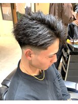 フリーク バーバーショップ 都島店(FREAK BARBER SHOP) ツイスト フェード アップバング ベリーショート