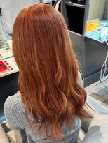 ユナイテッドビューティーウェストコースト(UNITED BEAUTY WEST COAST) 透明感オレンジブラウン/レイヤーカット/艶髪