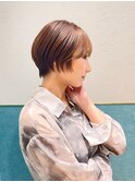 ナチュラルショート/ショートボブ/顔周り/立川/20代30代40代50代