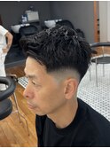 MEN’S/サーフカール/刈り上げセンターパート/表参道駅/青山 