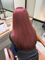 ミリー 梅田店(milly)&nbsp;ブリーチなしダブルカラー◎チェリーレッド