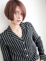 エイコーンズ ヘアー サロン(ACORNS Hair Salon)&nbsp;モーヴカラー×ノーバング☆アーバンフィールなふわタイトボブ♪