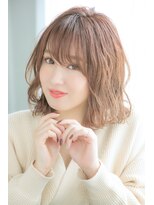 Lond　小顔に見えるひし形レイヤーロブ