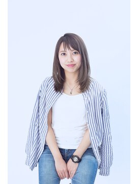 ヘアサロン アティリー(Hair Salon Attirer) 西梅田/ボブ/グレーベージュ/白髪ぼかし【Attirer飯田裕之】