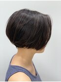 【yukio本店】黒髪暗髪アッシュ小顔前下がりボブ☆