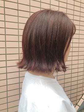 ボスコ 下北沢店(bosco) 外ハネ切りっぱなしボブ(shimono)