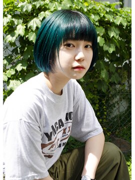 フィカ(fika) fika【green bob】