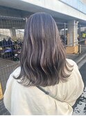 アッシュブラウン/髪質改善/大人ミディアム/韓国くびれヘア
