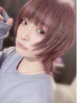 リアイス(Re:ICE) くすみピンクラベンダーショートウルフ