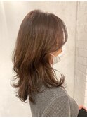 Belle BIANCA くびれレイヤーカット/マロンブラウン by Yukiho